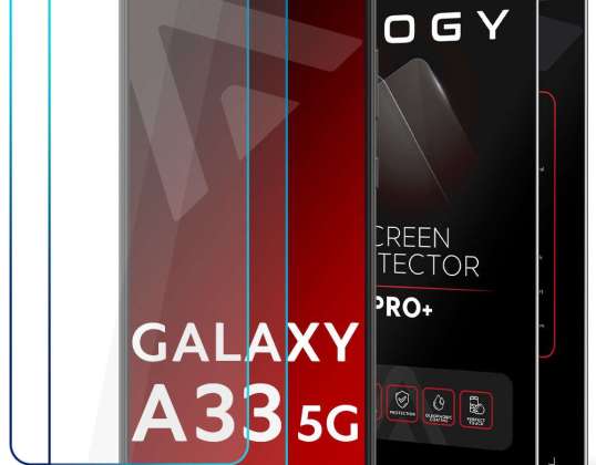 2x härdat glas 9H Alogy skärmskydd för Samsung Galaxy A33 5G