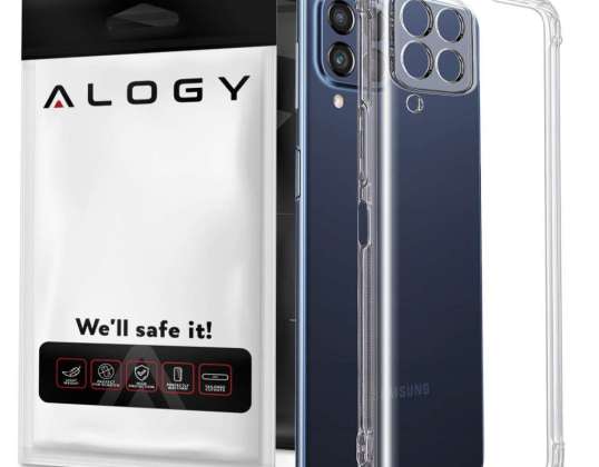 ShockProof Alogy Armored Case for Samsung Galaxy M53 5G Transparent