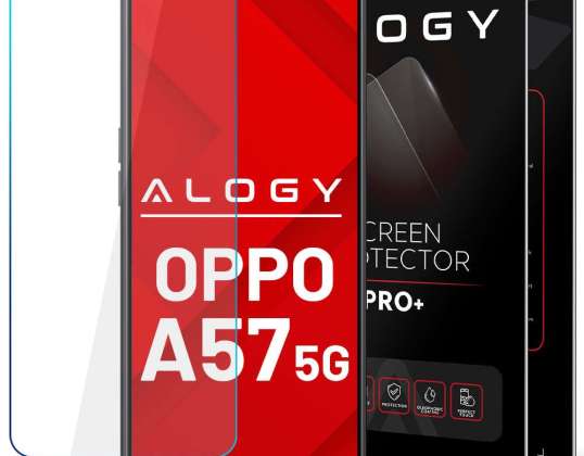 9H Vidro temperado Alogy Proteção de tela rápida para Oppo A57 5G