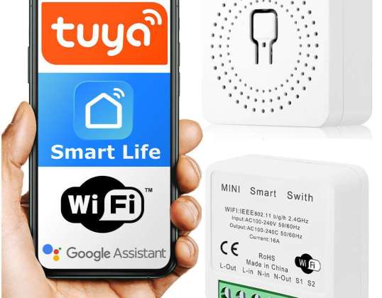Inteligentný WiFi prepínač Alogy mini splachovací spínač Tuya Mazivo