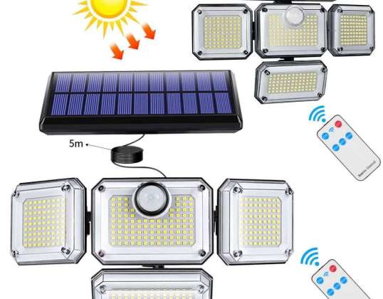 Solar outdoor lamp Alogy halogen wall 333 LED outdoor panel