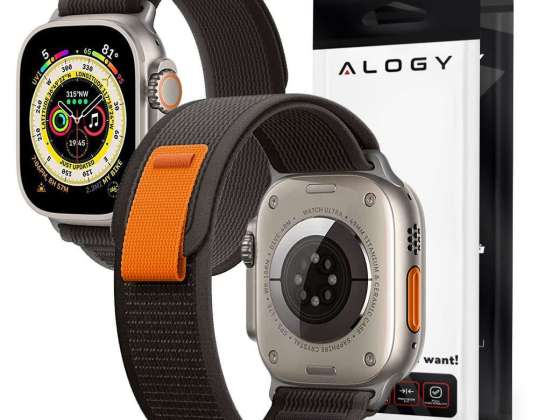 Alogy Sport nylonový remienok na suchý zips pre Apple Watch 4/5/6/7/8/SE (38/40/