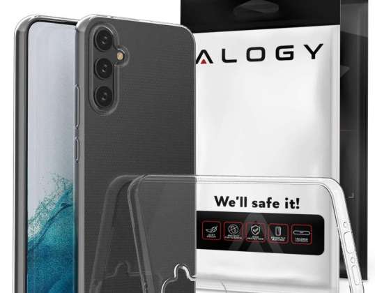 Siliconen case Alogy case case voor Samsung Galaxy A34 transparant