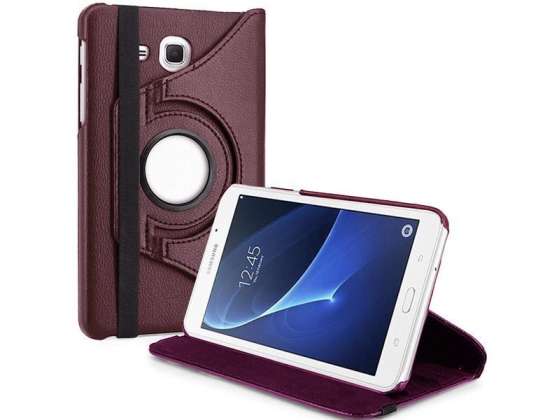 Coque pivotante 360 pour Samsung Galaxy Tab A 7.0 T280 Y285 Violet