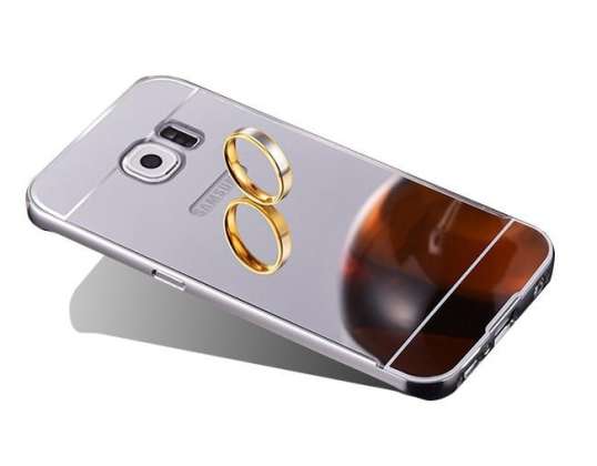 Stražnje ogledalo kućišta odbojnika za Samsung Galaxy S7 Edge Silver