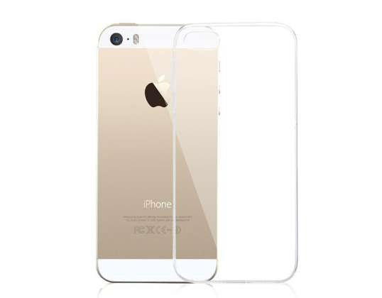 Boîtier en silicone cristal 0.3mm caoutchouc pour Apple iPhone 5/5S/SE