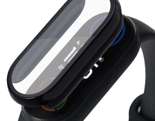 Defense360 sticlă de caz pentru Xiaomi Mi Band 3/4/5/6/6 NFC Blac