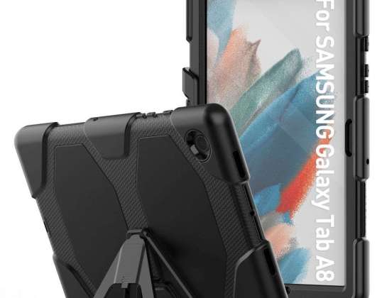 Overleven Armored Case voor Samsung Galaxy Tab A8 10.5 X200 / X205 Zwart