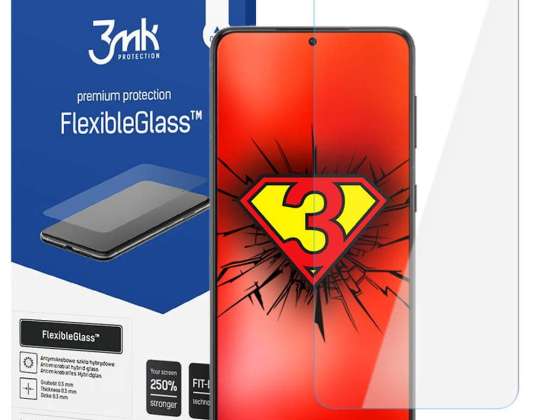 3mk Hybrid Schutzglas Flexibles Glas 7H für Samsung Galaxy S22