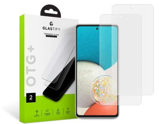 GlasTIFY OTG+ 2-Pack sticla securizata pentru Samsung Galaxy A53 5G Clear