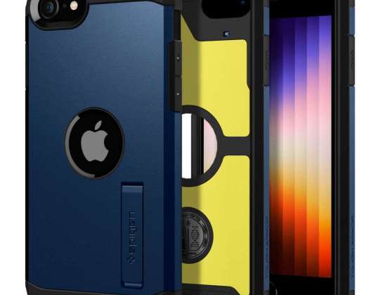 Spigen Прочный броневой чехол для Apple iPhone SE 2020 / 2022 Темно-синий