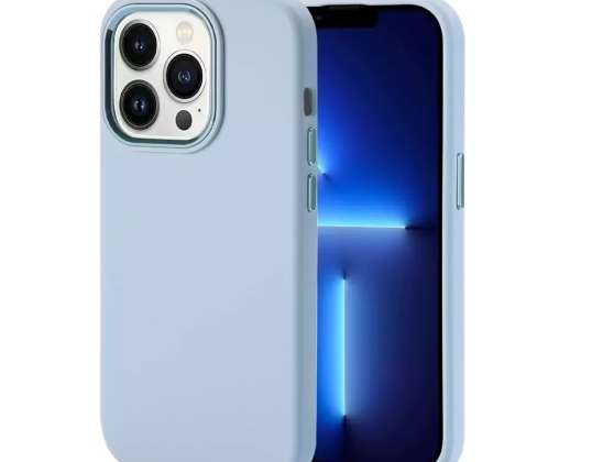 Coque liquide pour Apple iPhone 14 Pro Bleu ciel