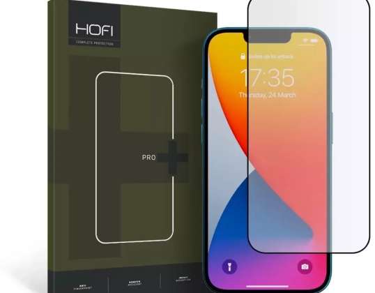 Hofi Glass Pro+ gehard glas voor Apple iPhone 13 / 13 Pro / 14 Zwart