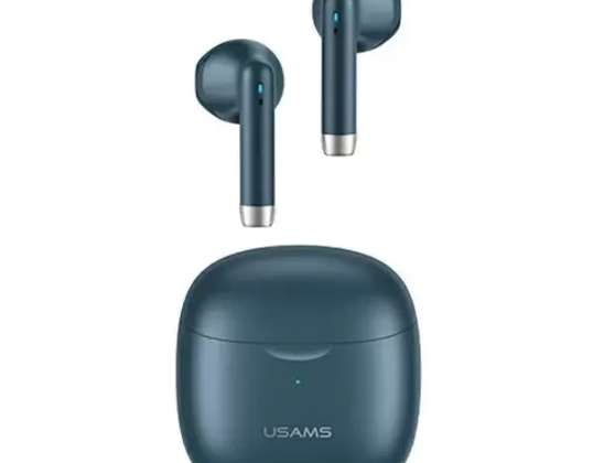 USAMS Słuchawki Bluetooth 5.0 TWS IA series bezprzewodowe granatowy/da