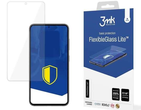 Хибридно стъкло 3mk FlexibleGlass Lite за Samsung Galaxy S23+ Plus