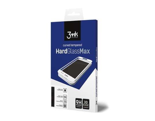 Karkaistu lasi HardGlass Max 3mk iPhonelle 7/8 musta