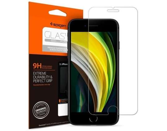 İPhone için 9H Spigen Glas.tR SLIM HD Temperli Telefon Camı 6 / 6s / 7 /