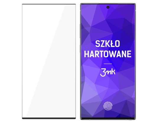Glas HardGlass Max 3mk Line Reader für Galaxy Note 10 Plus Schwarz