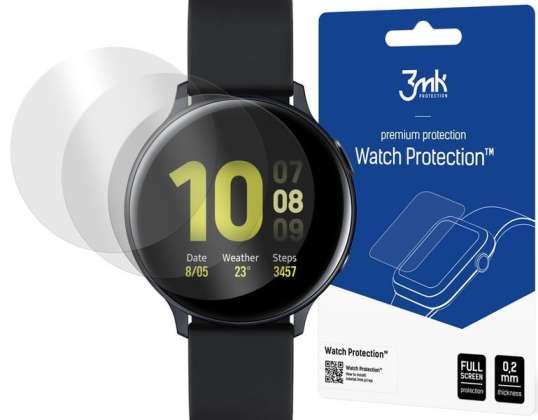 Beskyttende film 3mk x3 for Samsung Galaxy Watch Active 2 40mm