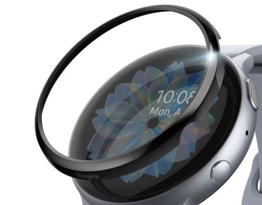 Galaxy Watch Active 2 44mm Çelik Siyah 03 için Ringke Çerçeve