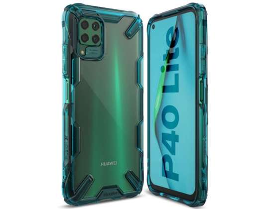Ringke Fusion X Case voor Huawei P40 Lite Turquoise Groen