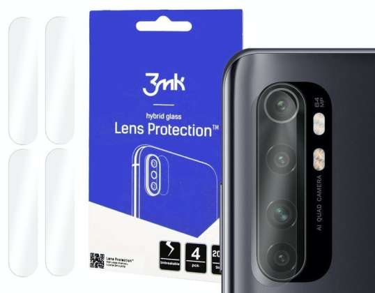 Obiettivo in vetro della fotocamera 3mk vetro ibrido x4 per Xiaomi Mi Note 10 Lite