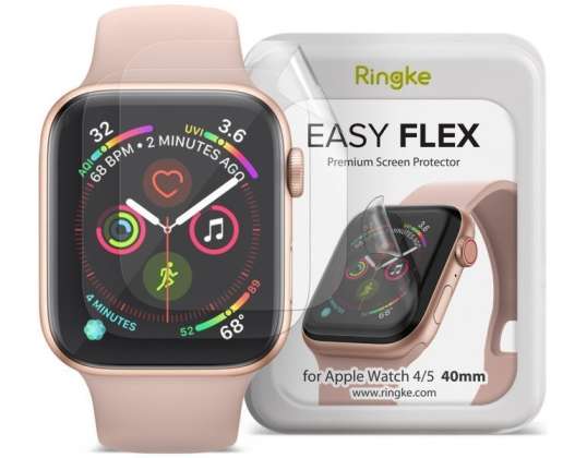 Antibakterielle Folie x3 Ringke Easy Flex für Apple Watch 4/5/6/SE 40mm