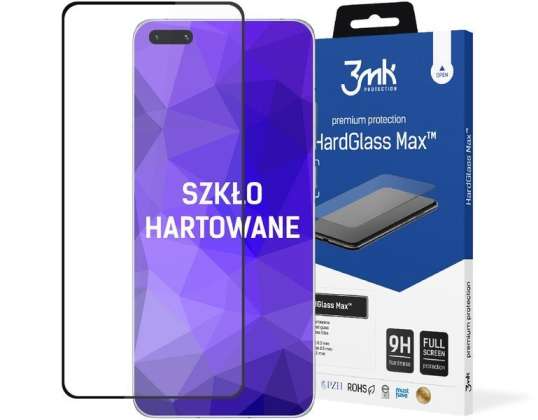 Szkło 3mk HardGlass Max do Huawei P40 Pro Black