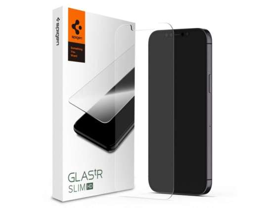 Spigen Glas.tR Slim HD Tempered Glass für Apple iPhone 12 Mini 5.4