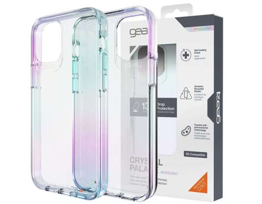 Gear4 Crystal Palace apsauginis dėklas, skirtas Apple iPhone 12/ 12 Pro Iridesce