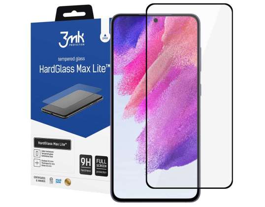 3mk Tempered Glass HardGlass Max Lite for Samsung Galaxy S21 FE Black