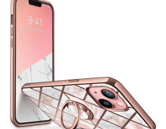 Supcase Cosmo Snap pro Apple iPhone 13 mramor růžový
