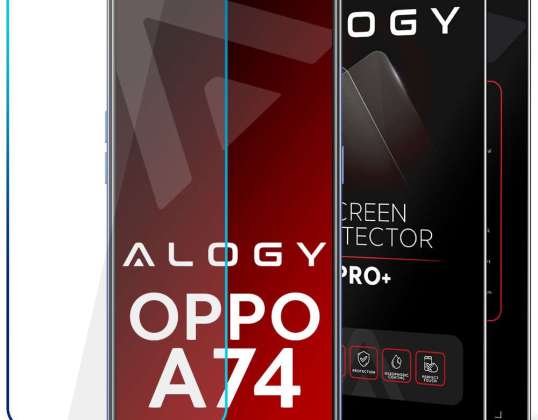 9H skyddsglasalogi för skärm för Oppo A74 4G