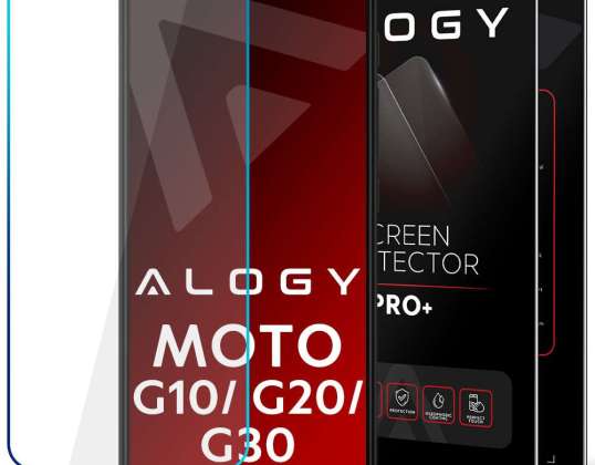 Закаленное стекло для Motorola Moto G10 / G20 / G30 Alogy для экрана