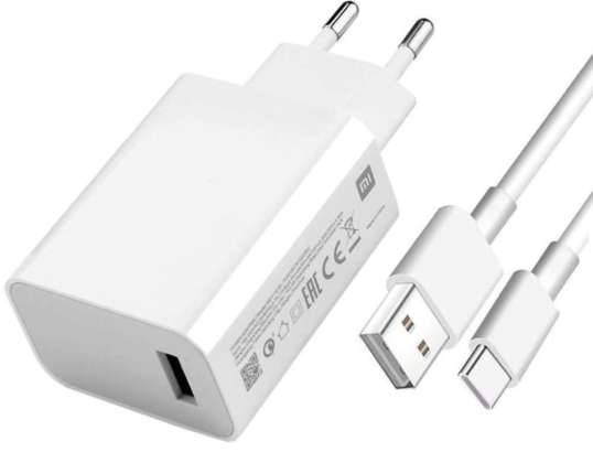 Xiaomi MDY-10-EL QC 4.0 Ladegerät + USB-C-Kabel 5A 27W