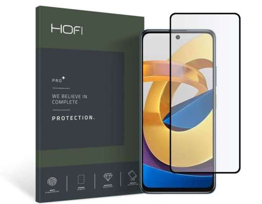 Grūdinto stiklo "Hofi Glass Pro+", skirtas "Xiaomi Poco M4 Pro 5G Black"