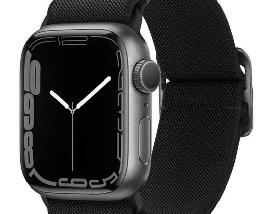 Apple Watch için Spigen Fit Lite Kayış 4/5/6/7/SE (38/40/41mm) Siyah