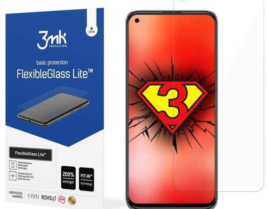 Verre hybride incassable 3mk Flexible Glass Lite pour Xiaomi Mi 11 Li