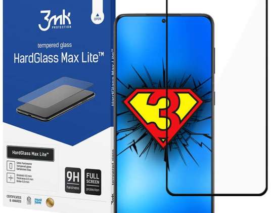 3mk tvrzené sklo HardGlass Max Lite pro Samsung Galaxy S22 Plus Blac