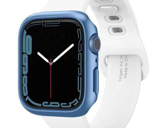 Spigen Thin Fit Protective Case for Apple Watch 7 (45mm) Blue