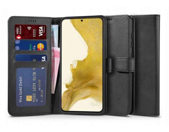 Wallet Wallet für Samsung Galaxy S22+ Plus Schwarz
