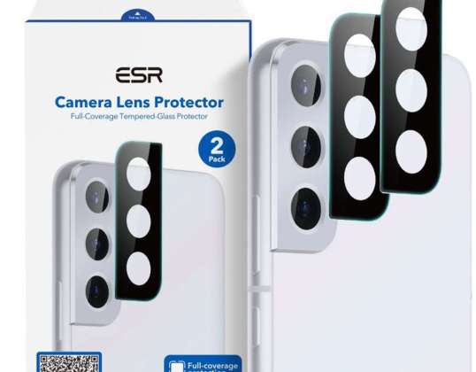 Lente de la cámara de vidrio Cap x2 ESR lente de la cámara para Samsung Galaxy