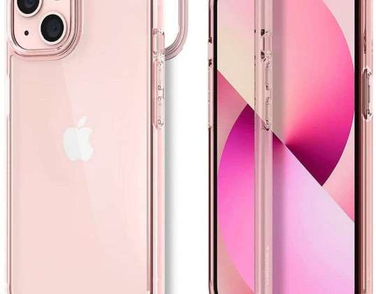 Funda Spigen Ultra Hybrid para Apple iPhone 13 Cristal Rosa