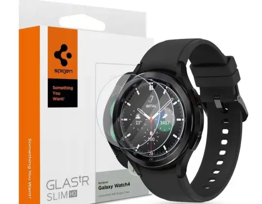 Spigen Glas.tR Slim x3 Glas voor Samsung Galaxy Watch 4 Classic 46mm