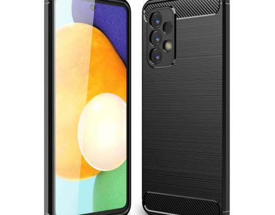 TPU Casecarbon Samsung Galaxy A53 5G fekete készülékhez