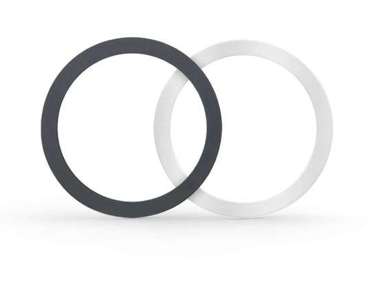 Magmat Plates for MagSafe Magnetic Magnet Ring Black & Silver