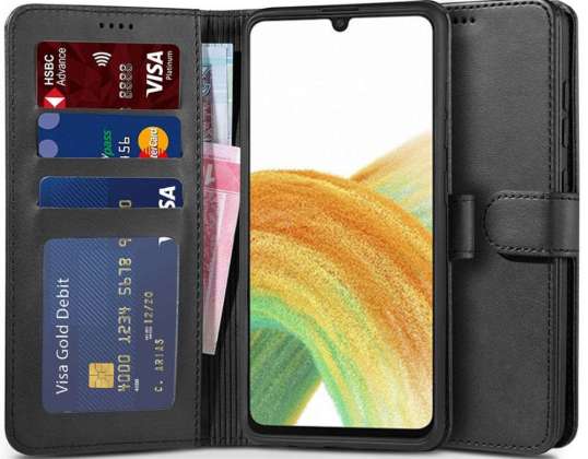 Custodia a portafoglio per Samsung Galaxy A33 5G Nero
