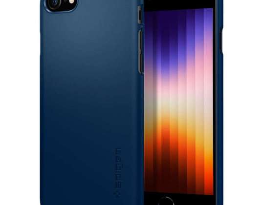 Spigen plānas piemērotības futrālis Apple iPhone 7/8/SE 2020/2022 Navy Blue