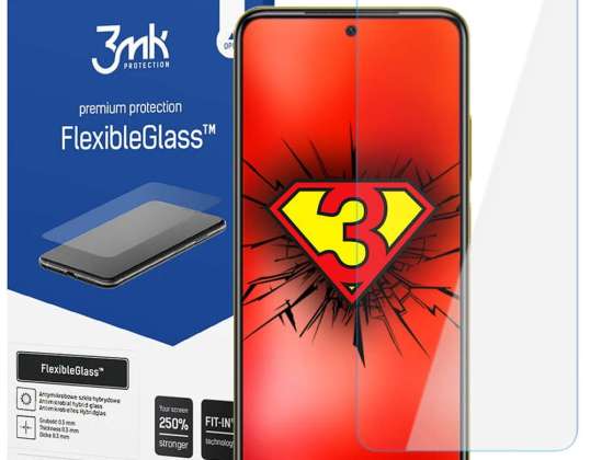 3mk Verre de protection hybride en verre flexible 7H pour Xiaomi Poco X4 Pro 5