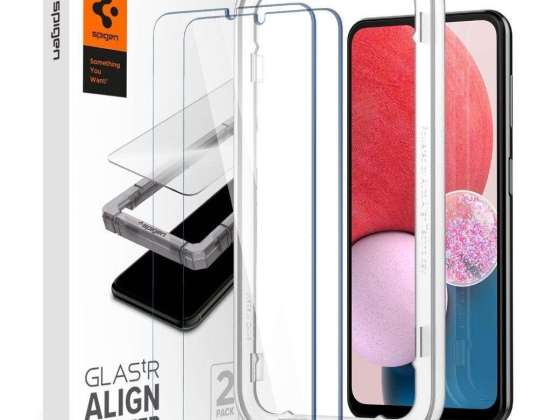Spigen Alm için 2x Temperli Cam Glas.tR Samsung Galaxy A1 için